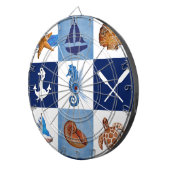 Design in de Noordzee Dartbord (Voorkant Rechts)