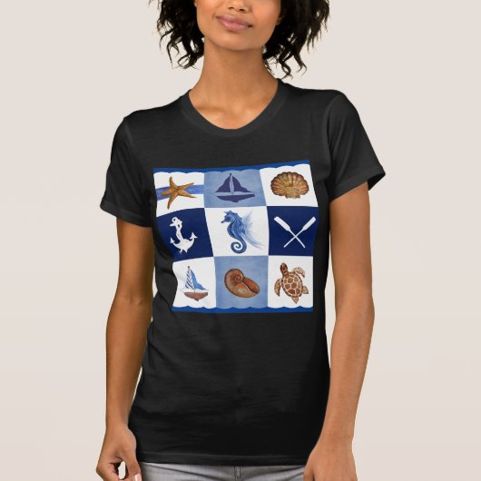 Design in de Noordzee T-shirt (Voorkant)