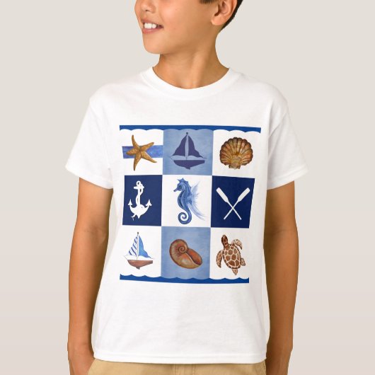 Design in de Noordzee T-shirt (Voorkant)