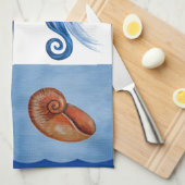 Design in de Noordzee Theedoek (Quarter Fold)