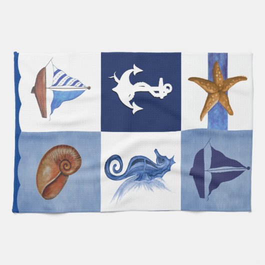 Design in de Noordzee Theedoek (Horizontaal)