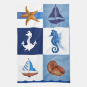 Design in de Noordzee Theedoek (Verticaal)