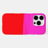  design in roze en rood Case-Mate iPhone case (Achterkant (horizontaal))