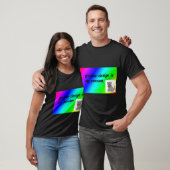 design is my passion rainbow comic sans gift t-shirt (Unisex)