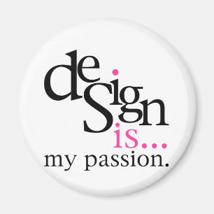 Design is... (roze) magneet