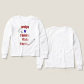 Design Is Thinking Made Visual – Minimal Graphic D (Voorkant /achterkant)