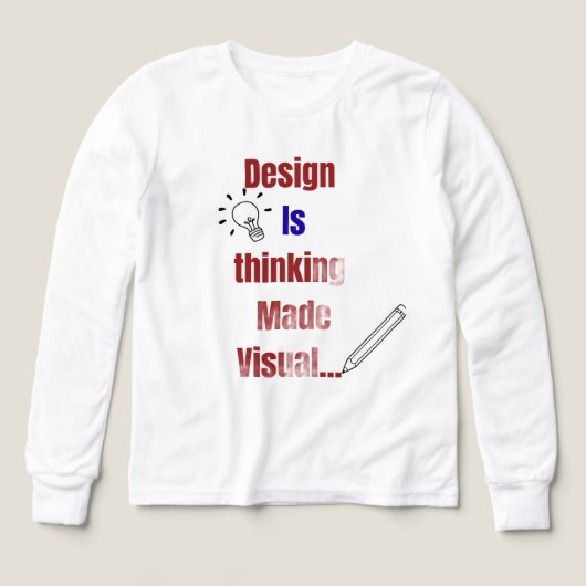 Design Is Thinking Made Visual – Minimal Graphic D (Voorkant)