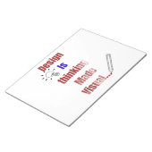 Design Is Thinking Made Visual – Minimal Graphic D Notitieblok (Schuin)