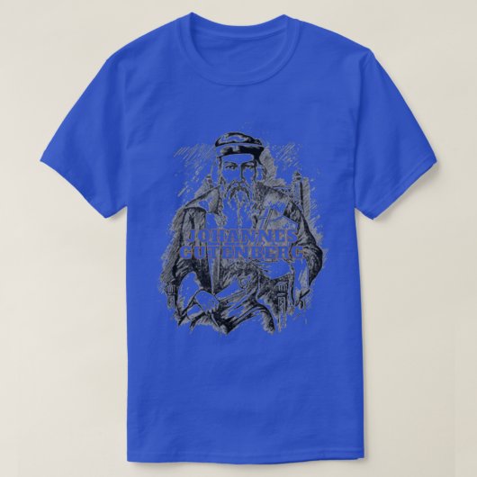 Design Johannes Gutenberg T-shirt (Design voorkant)
