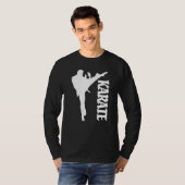 Design Karate Taekwondo Practicer Karate T-shirt (Voorkant volledig)