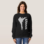 Design Karate Taekwondo Practicer Karate Trui (Voorkant volledig)