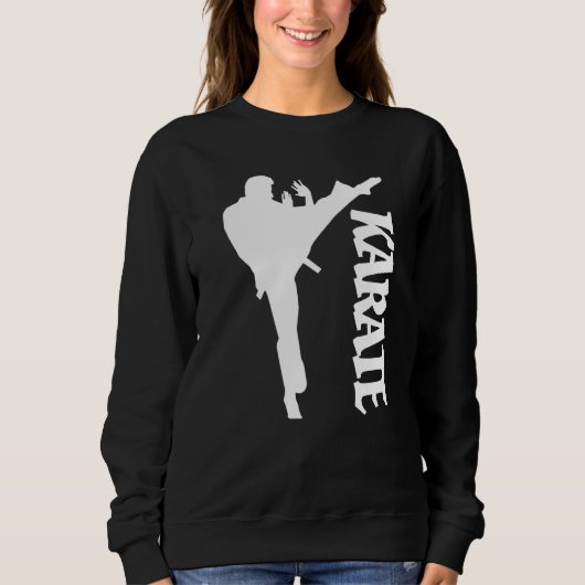 Design Karate Taekwondo Practicer Karate Trui (Voorkant)