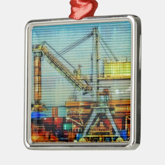 Design Kran Metalen Ornament (Links)