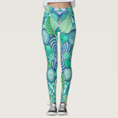 Design-Leggings mit ausgefallenem Muster Leggings (Voorkant)