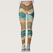 Design-Leggings mit ausgefallenem Muster Leggings (Voorkant)
