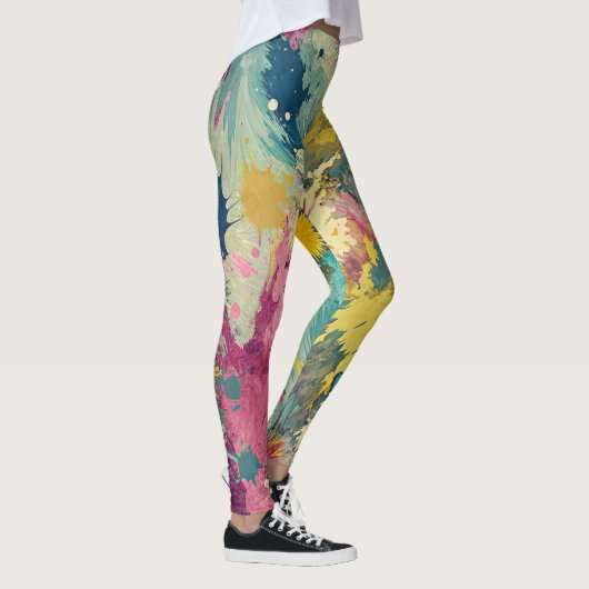 Design-Leggings mit ausgefallenem Muster  Leggings (Rechts)