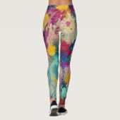 Design-Leggings mit ausgefallenem Muster  Leggings (Achterkant)