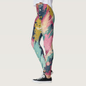 Design-Leggings mit ausgefallenem Muster  Leggings (Links)