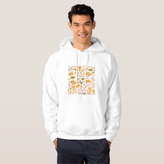 Design Lover Cat Hoodie (Voorkant volledig)