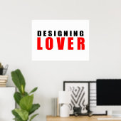 Design lover poster (Thuiskantoor)