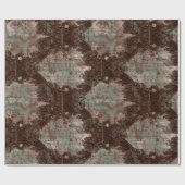 design met Boston Map van 1897, Shabby Chic W Cadeaupapier (Vlak)