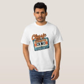  Design met cassettethema T-shirt (Voorkant volledig)