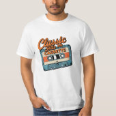  Design met cassettethema T-shirt (Voorkant)
