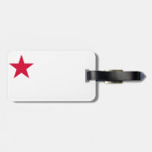 DESIGN met de vlag van de REPUBLIEK KLIFORNIË Bagagelabel (Achterkant horizontaal)