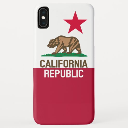 DESIGN met de vlag van de REPUBLIEK KLIFORNIË Case-Mate iPhone Case (Achterkant)