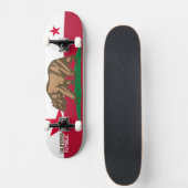 DESIGN met de vlag van de REPUBLIEK KLIFORNIË Persoonlijk Skateboard (Voorkant)