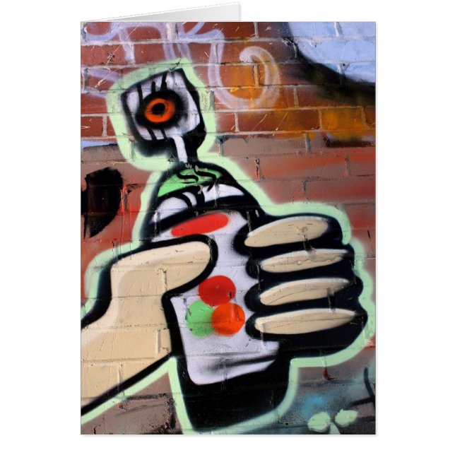 design met een funky graffiti (Voorkant)