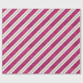 Design met glitterroze en goudlijnverpakking cadeaupapier (Vlak)