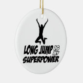 Design met lange sprong keramisch ornament (Rechts)