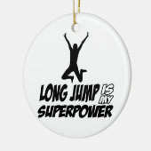 Design met lange sprong keramisch ornament (Links)