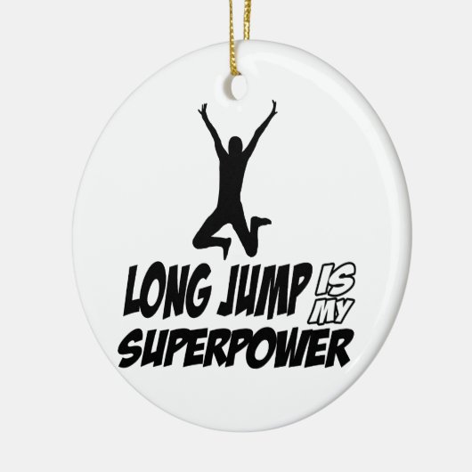 Design met lange sprong keramisch ornament (Links)