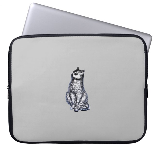 DESIGN MET LAPTOPMOUW LAPTOP SLEEVE (Voorkant)
