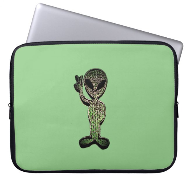 DESIGN MET LAPTOPMOUW LAPTOP SLEEVE (Voorkant)