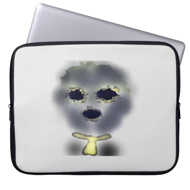DESIGN MET LAPTOPMOUW LAPTOP SLEEVE (Voorkant)