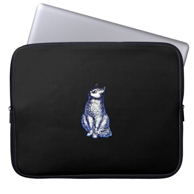 DESIGN MET LAPTOPMOUW LAPTOP SLEEVE (Voorkant)
