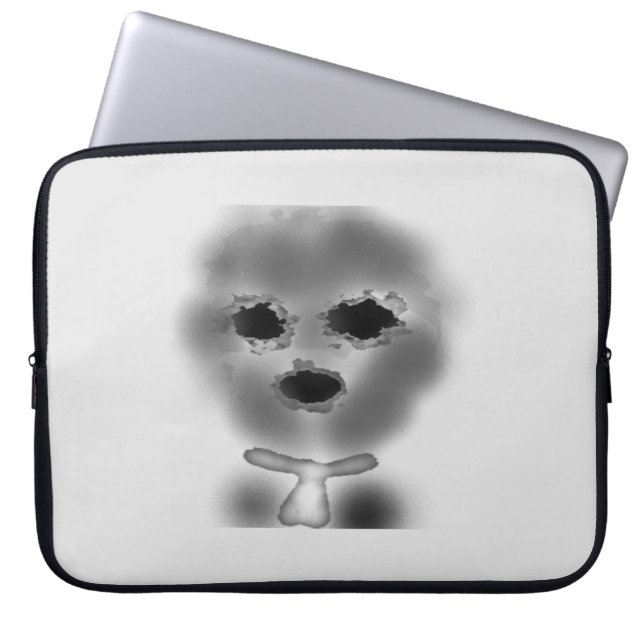 DESIGN MET LAPTOPMOUW LAPTOP SLEEVE (Voorkant)