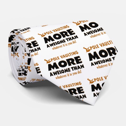 Design met poolvault stropdas (Opgerold)