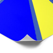  design met retro-strip Groot poster (Hoek)