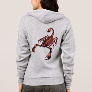 design met schorpioenen, aangepast hoodie