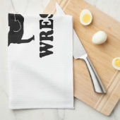 Design met windvectoren theedoek (Quarter Fold)