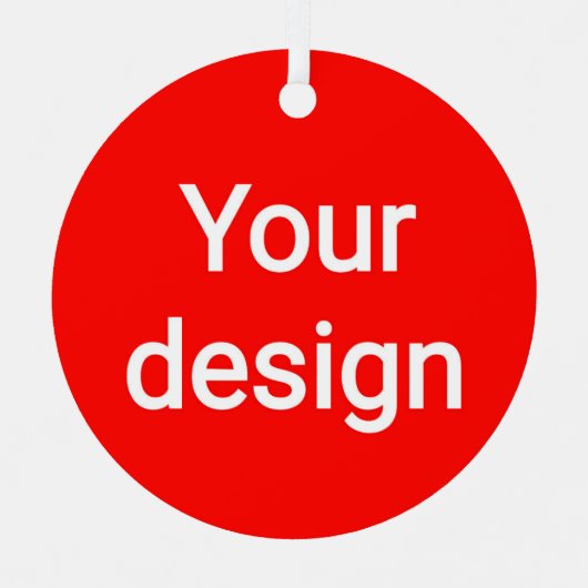 Design  metalen ornament (Voorkant)