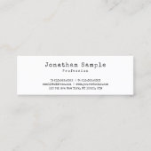  design minimalistisch vlak in rendy retro mini visitekaartje (Voorkant)