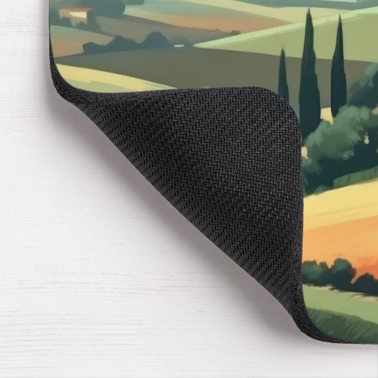 Design Mousepad - Wunderschönes Toskana Muismat (Hoek)