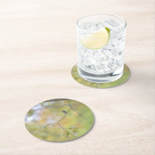 design natuur ronde kartonnen onderzetter (Insitu)