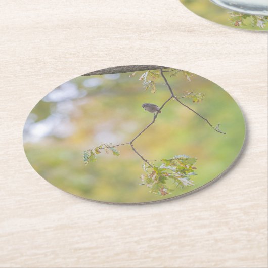 design natuur ronde kartonnen onderzetter (Gebogen)