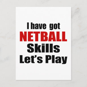 DESIGN NETBALL SKILLS BRIEFKAART